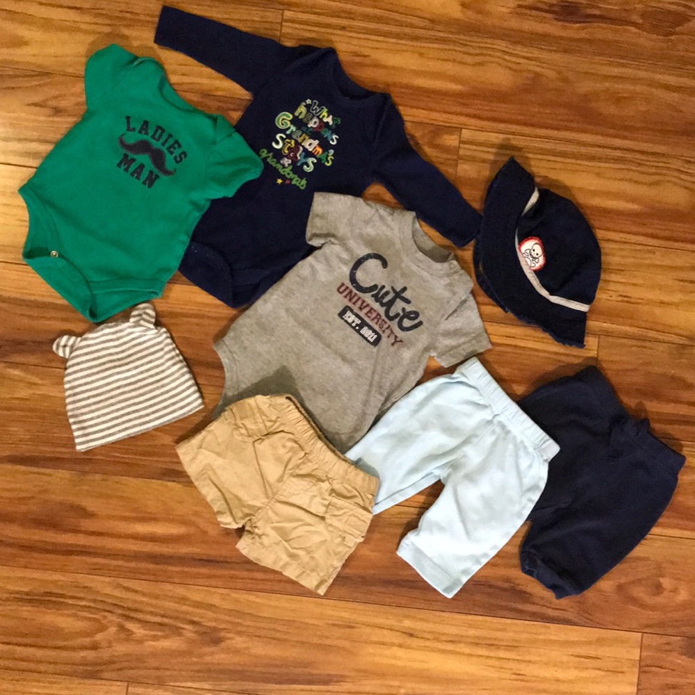 8 piece boy clothing bundle